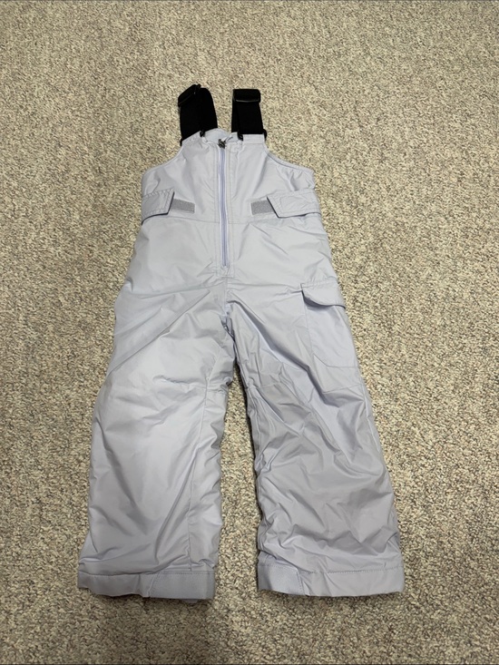 Columbia Other - Columbia Lavender Kids Snow Bib with Black Adjustable Straps